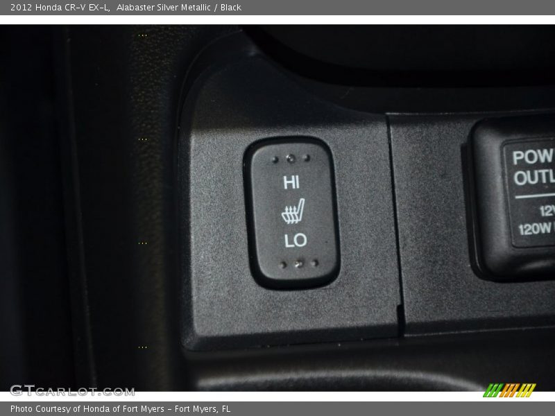 Alabaster Silver Metallic / Black 2012 Honda CR-V EX-L