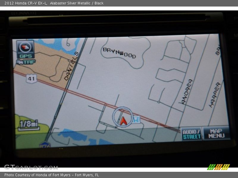 Alabaster Silver Metallic / Black 2012 Honda CR-V EX-L