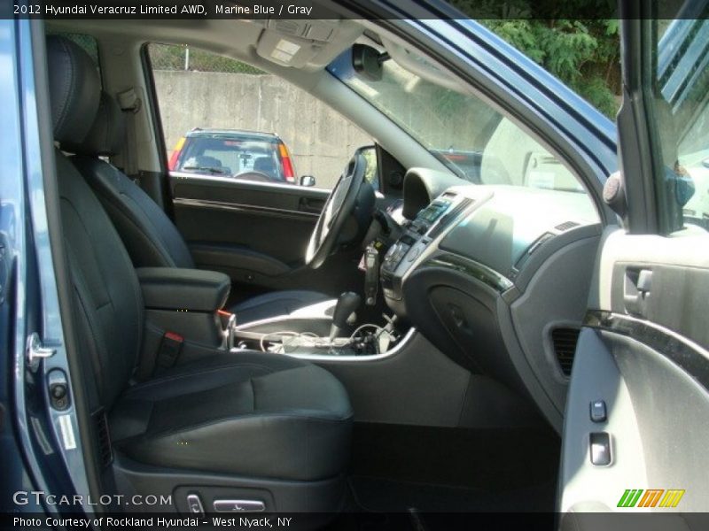 Marine Blue / Gray 2012 Hyundai Veracruz Limited AWD