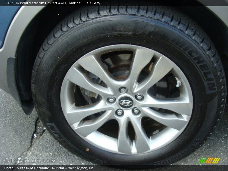 Marine Blue / Gray 2012 Hyundai Veracruz Limited AWD