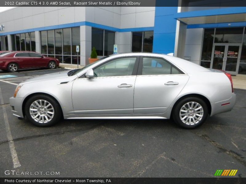  2012 CTS 4 3.0 AWD Sedan Radiant Silver Metallic