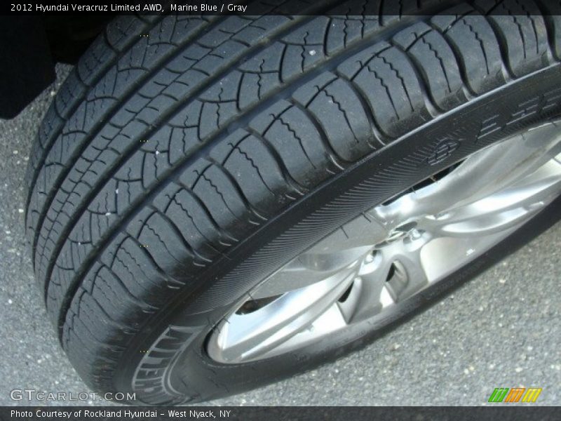 Marine Blue / Gray 2012 Hyundai Veracruz Limited AWD