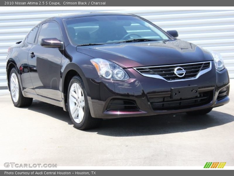 Crimson Black / Charcoal 2010 Nissan Altima 2.5 S Coupe