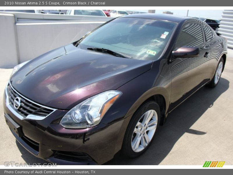 Crimson Black / Charcoal 2010 Nissan Altima 2.5 S Coupe