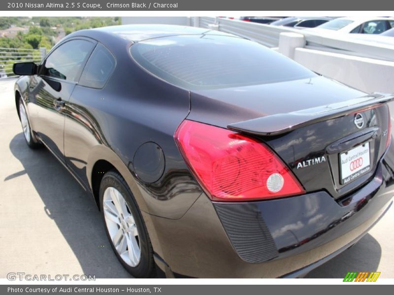 Crimson Black / Charcoal 2010 Nissan Altima 2.5 S Coupe