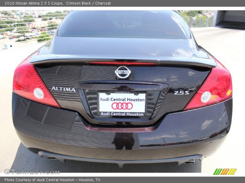 Crimson Black / Charcoal 2010 Nissan Altima 2.5 S Coupe