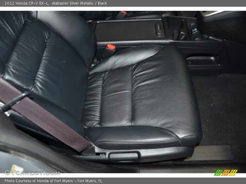 Alabaster Silver Metallic / Black 2012 Honda CR-V EX-L