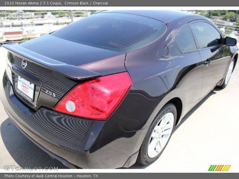 Crimson Black / Charcoal 2010 Nissan Altima 2.5 S Coupe