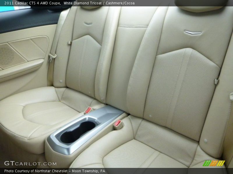 White Diamond Tricoat / Cashmere/Cocoa 2011 Cadillac CTS 4 AWD Coupe
