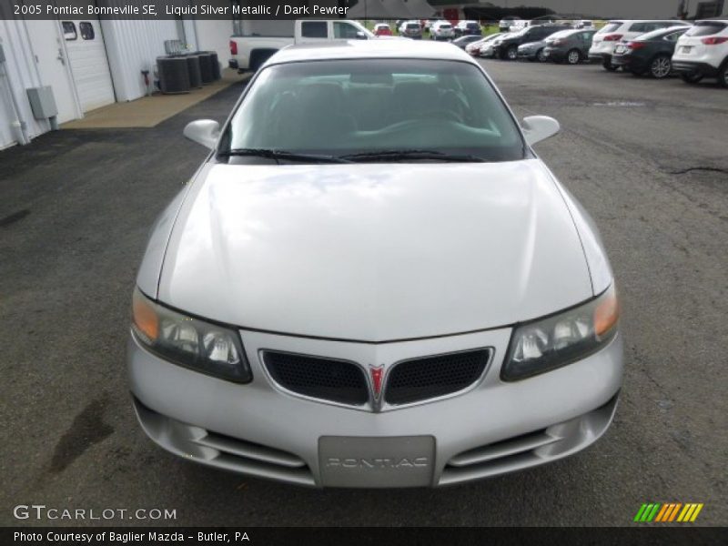 Liquid Silver Metallic / Dark Pewter 2005 Pontiac Bonneville SE