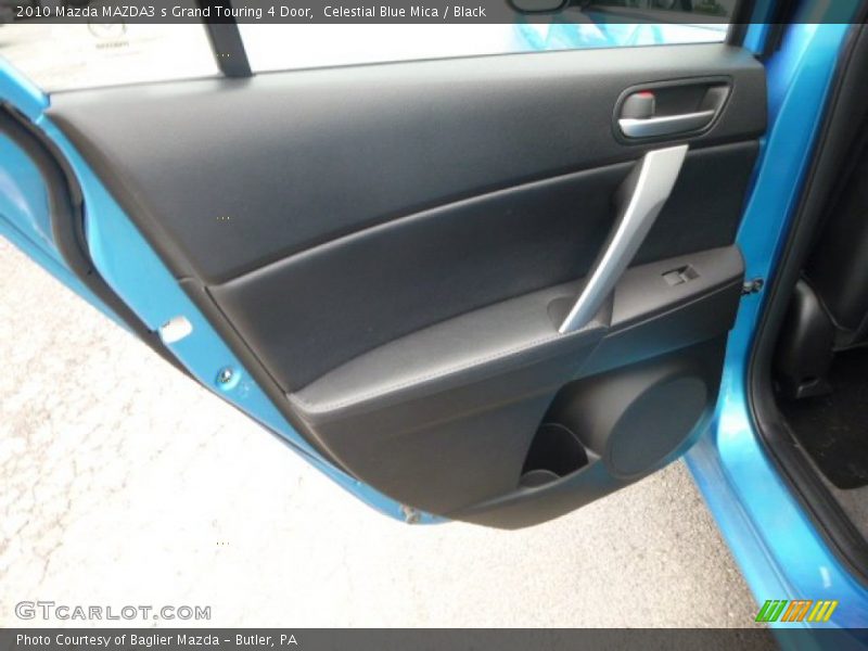 Celestial Blue Mica / Black 2010 Mazda MAZDA3 s Grand Touring 4 Door