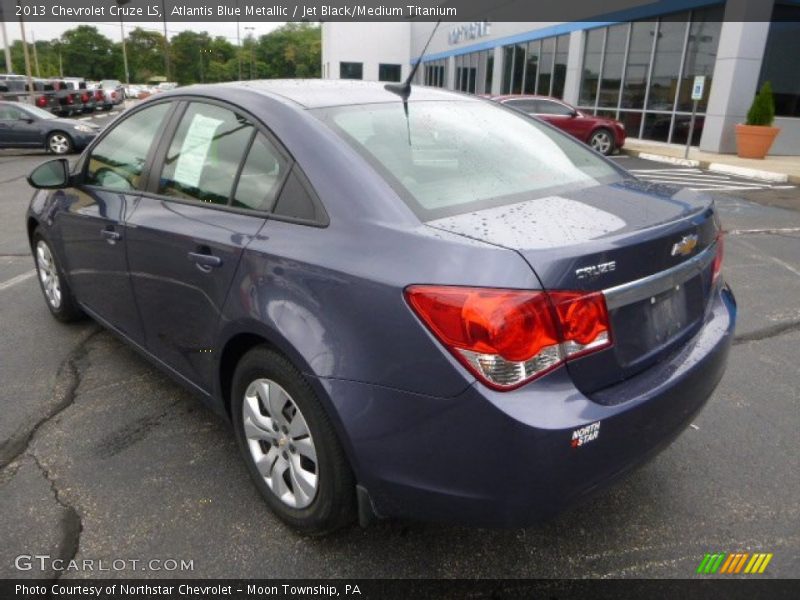 Atlantis Blue Metallic / Jet Black/Medium Titanium 2013 Chevrolet Cruze LS