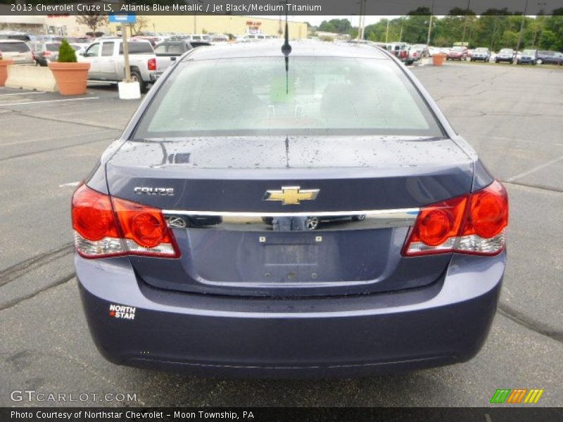 Atlantis Blue Metallic / Jet Black/Medium Titanium 2013 Chevrolet Cruze LS