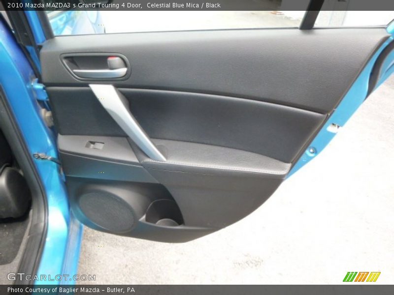 Celestial Blue Mica / Black 2010 Mazda MAZDA3 s Grand Touring 4 Door