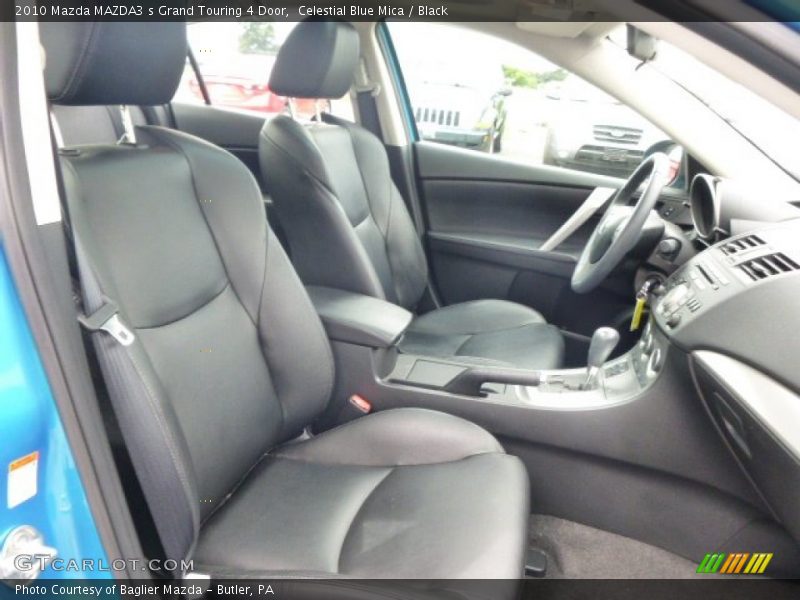 Celestial Blue Mica / Black 2010 Mazda MAZDA3 s Grand Touring 4 Door