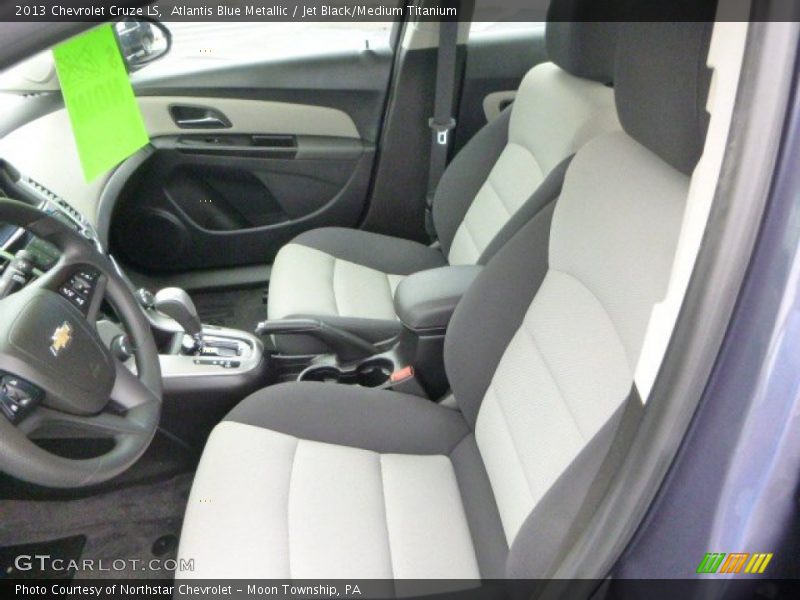Atlantis Blue Metallic / Jet Black/Medium Titanium 2013 Chevrolet Cruze LS