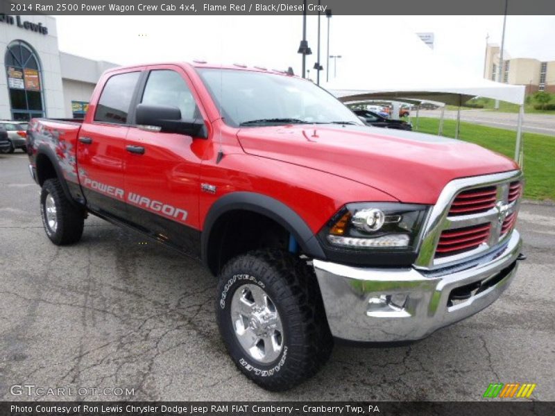 Flame Red / Black/Diesel Gray 2014 Ram 2500 Power Wagon Crew Cab 4x4