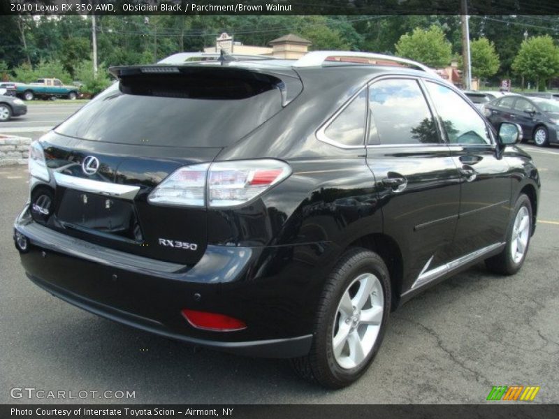 Obsidian Black / Parchment/Brown Walnut 2010 Lexus RX 350 AWD