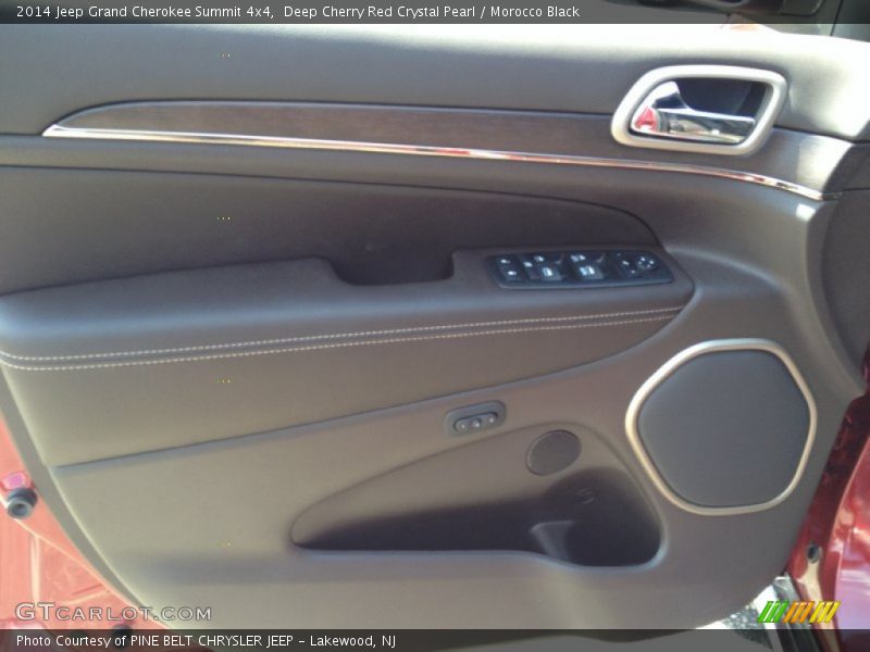 Deep Cherry Red Crystal Pearl / Morocco Black 2014 Jeep Grand Cherokee Summit 4x4