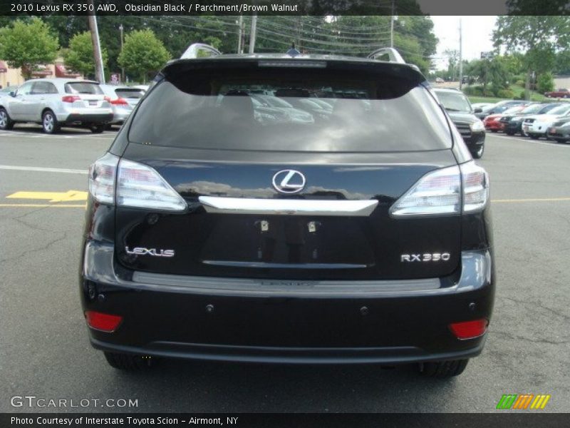 Obsidian Black / Parchment/Brown Walnut 2010 Lexus RX 350 AWD