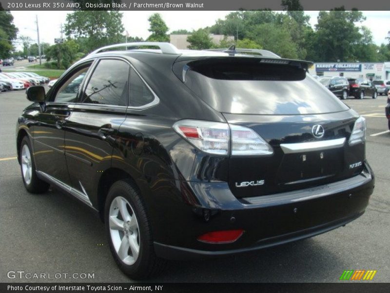 Obsidian Black / Parchment/Brown Walnut 2010 Lexus RX 350 AWD