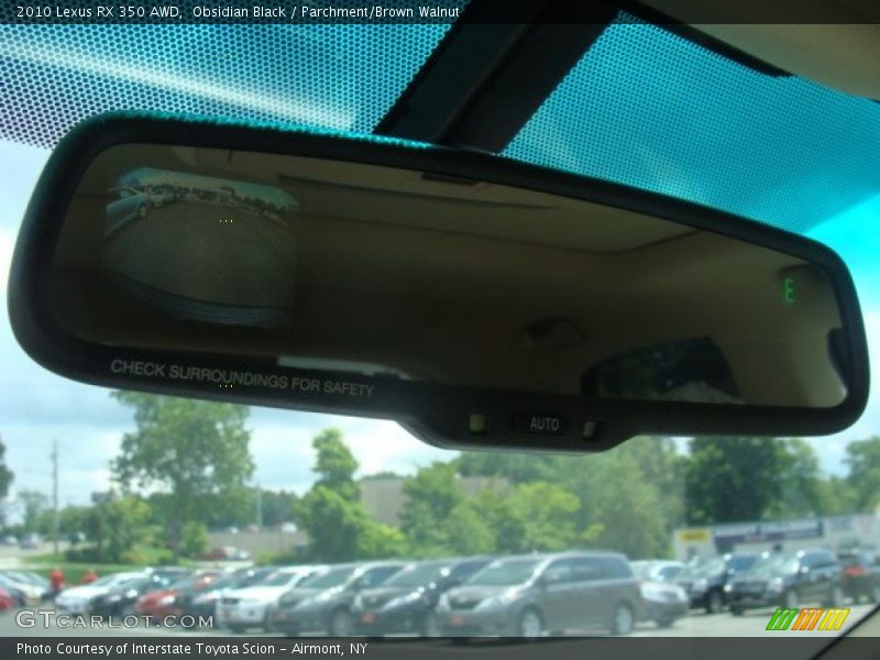 Obsidian Black / Parchment/Brown Walnut 2010 Lexus RX 350 AWD