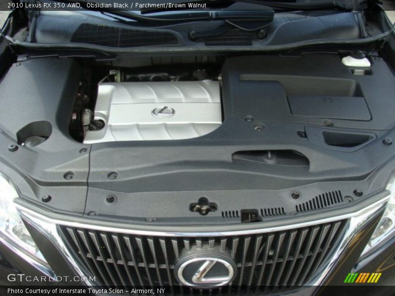 Obsidian Black / Parchment/Brown Walnut 2010 Lexus RX 350 AWD