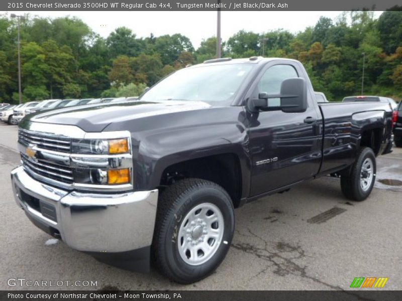 Front 3/4 View of 2015 Silverado 3500HD WT Regular Cab 4x4