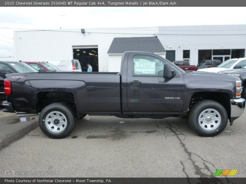 Tungsten Metallic / Jet Black/Dark Ash 2015 Chevrolet Silverado 3500HD WT Regular Cab 4x4