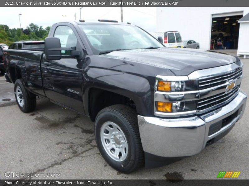 Tungsten Metallic / Jet Black/Dark Ash 2015 Chevrolet Silverado 3500HD WT Regular Cab 4x4