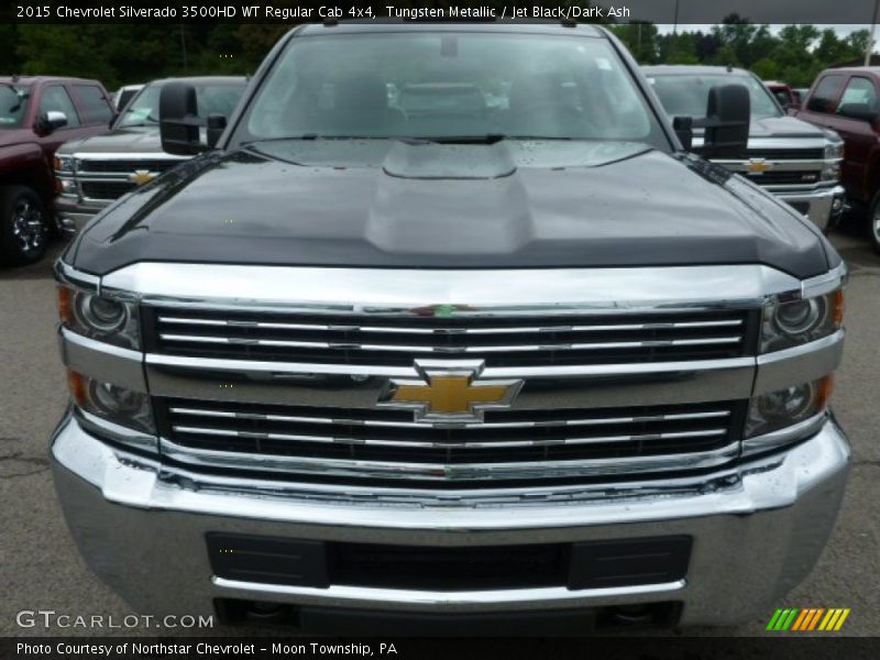 Tungsten Metallic / Jet Black/Dark Ash 2015 Chevrolet Silverado 3500HD WT Regular Cab 4x4