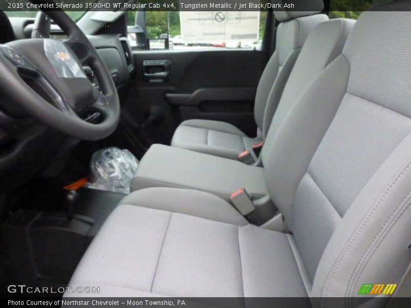 Tungsten Metallic / Jet Black/Dark Ash 2015 Chevrolet Silverado 3500HD WT Regular Cab 4x4