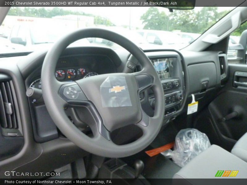Dashboard of 2015 Silverado 3500HD WT Regular Cab 4x4