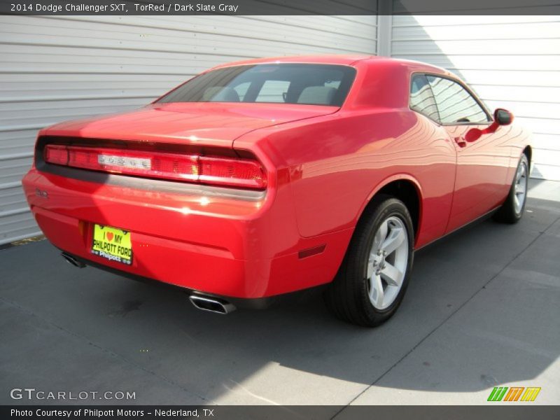 TorRed / Dark Slate Gray 2014 Dodge Challenger SXT