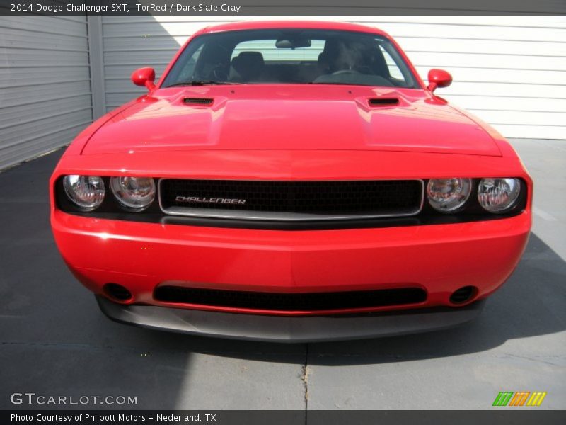 TorRed / Dark Slate Gray 2014 Dodge Challenger SXT