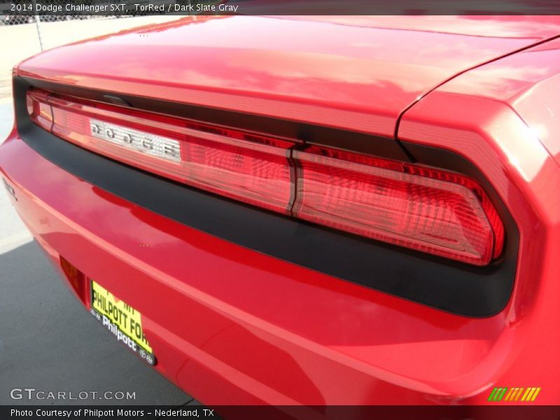TorRed / Dark Slate Gray 2014 Dodge Challenger SXT