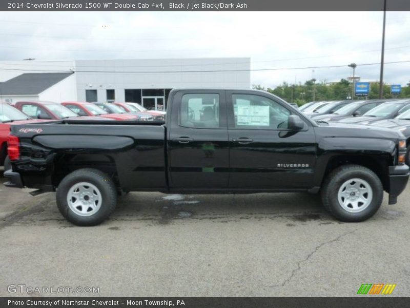 Black / Jet Black/Dark Ash 2014 Chevrolet Silverado 1500 WT Double Cab 4x4