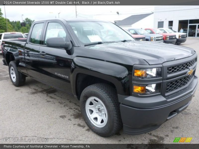 Black / Jet Black/Dark Ash 2014 Chevrolet Silverado 1500 WT Double Cab 4x4