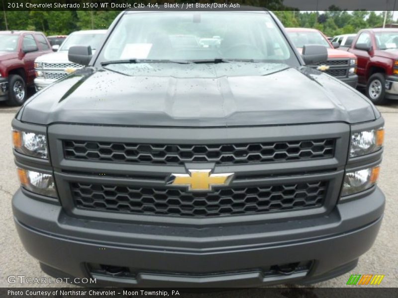 Black / Jet Black/Dark Ash 2014 Chevrolet Silverado 1500 WT Double Cab 4x4