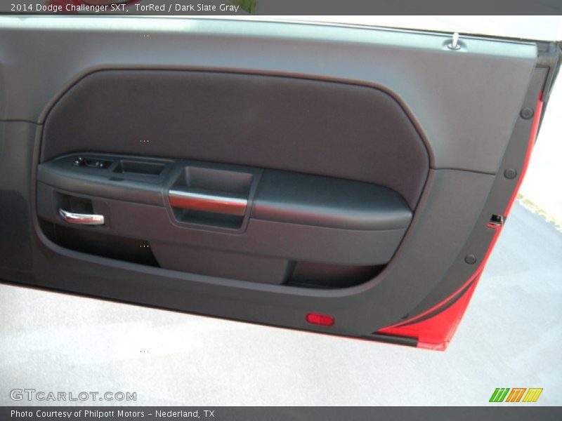 TorRed / Dark Slate Gray 2014 Dodge Challenger SXT