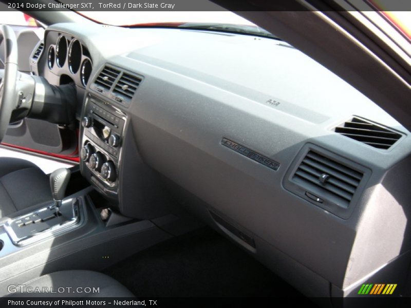 TorRed / Dark Slate Gray 2014 Dodge Challenger SXT