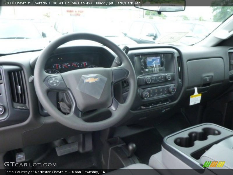 Black / Jet Black/Dark Ash 2014 Chevrolet Silverado 1500 WT Double Cab 4x4
