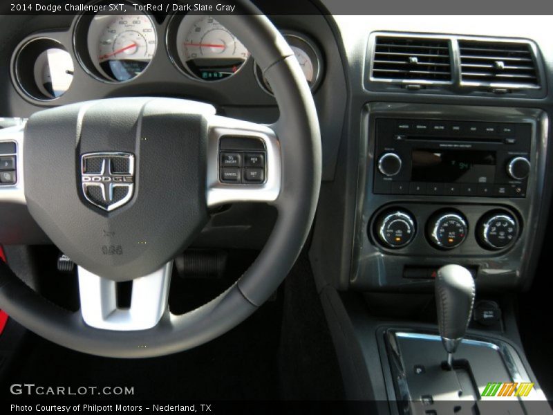 TorRed / Dark Slate Gray 2014 Dodge Challenger SXT
