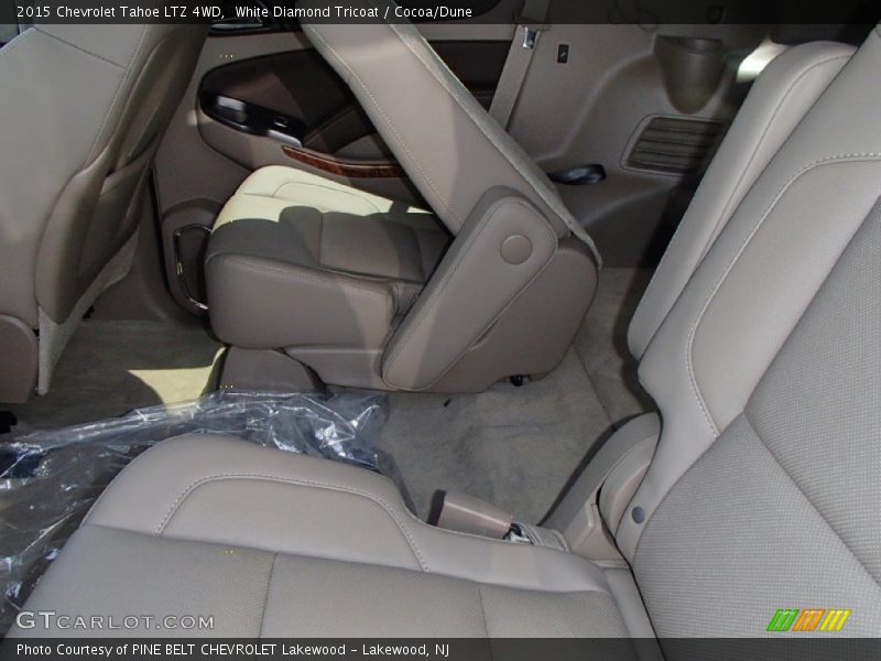 White Diamond Tricoat / Cocoa/Dune 2015 Chevrolet Tahoe LTZ 4WD
