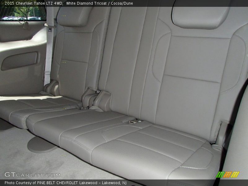 White Diamond Tricoat / Cocoa/Dune 2015 Chevrolet Tahoe LTZ 4WD