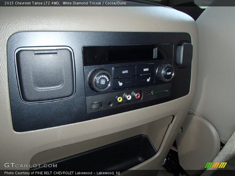 White Diamond Tricoat / Cocoa/Dune 2015 Chevrolet Tahoe LTZ 4WD