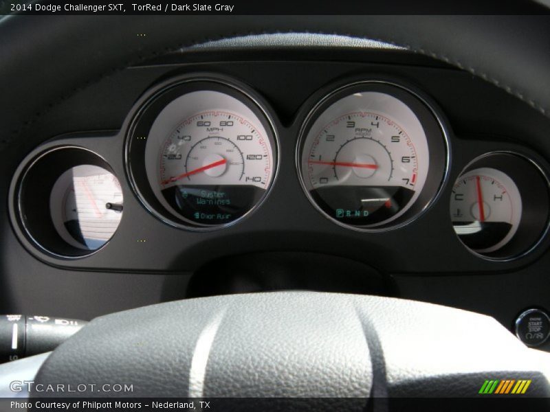 TorRed / Dark Slate Gray 2014 Dodge Challenger SXT