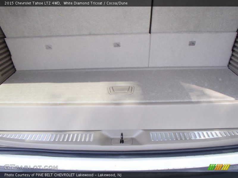 White Diamond Tricoat / Cocoa/Dune 2015 Chevrolet Tahoe LTZ 4WD