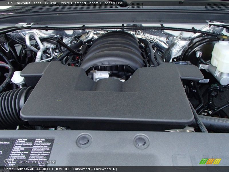 White Diamond Tricoat / Cocoa/Dune 2015 Chevrolet Tahoe LTZ 4WD