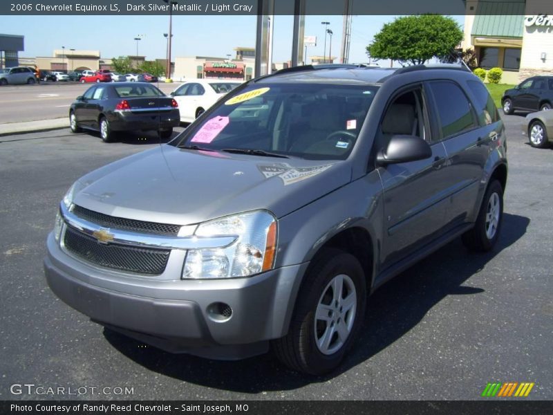 Dark Silver Metallic / Light Gray 2006 Chevrolet Equinox LS
